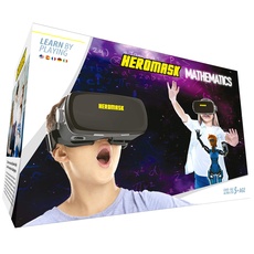 Heromask: VR Headset + Mathe Spiele [Einmaleins, Kopfrechnen...] Interaktives Spielzeug für Kinder 5 6 7 8...12 Jahren. 3D AR VR Brille - Geschenke für Kinder Geburtstag - Weihnachten. VR Spiele