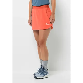 Skort JACK WOLFSKIN "PRELIGHT CHILL SKORT W", Damen, Gr. XL (46), orange (digital, orange), 1. OBERSTOFF: 84% POLYAMID, 16% ELASTHAN. 2. OBERSTOFF: 85% POLYAMID, 15% ELASTHAN. 3. OBERSTOFF: 87% POLYESTER, 13% ELASTHAN, Röcke Skort