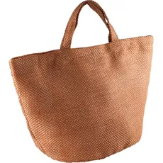 Kimood, Handtasche, Moderne  Jute Tasche  (2 Stückpackung), Rot