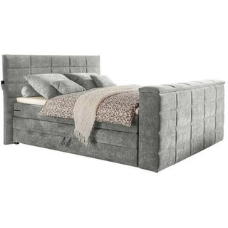 CARRYHOME Boxspringbett Schlammfarben