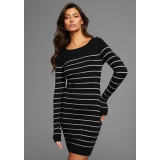 LAURA SCOTT Strickkleid Schwarz 42