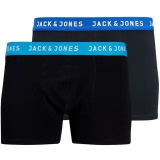 JACK & JONES Herren JACRICH Trunks 2er Pack Blau Normaler Bund L