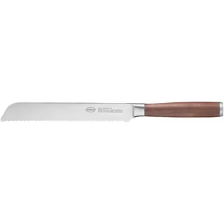 Rösle Masterclass Brotmesser 20 cm mit Wellenschliff Silberfarben