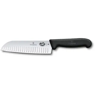 Victorinox Fibrox Santokumesser 17 cm Schwarz/Silber
