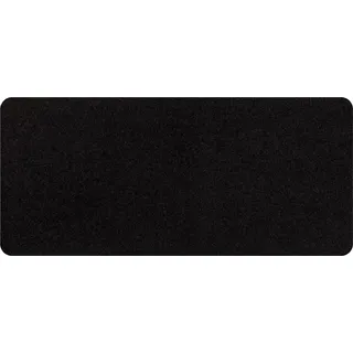 Salonloewe Fußmatte waschbar schwarz 30 x 60 cm Schmutzfangmatte unifarben rutschfest Eingangs-Matte