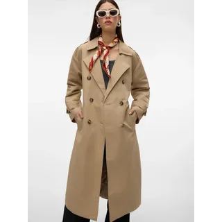 Vero Moda Chloe Long Trenchcoat Silber Mink M