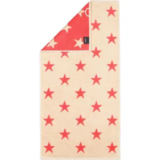 Cawö Handtücher New Stars Sterne groß 6260 beige/pink - 32