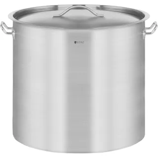 Royal Catering Kochtopf Induktion (48 Liter, Bodendicke 5 mm, Edelstahl)