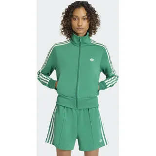Trainingsjacke ADIDAS ORIGINALS "FIREBIRD CLASSIC", Damen, Gr. M, bold grün, weiß, Obermaterial: 100% Polyester, Jacken Trainingsjacke, FIREBIRD, reguläre Passform