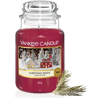 Yankee Candle Christmas Magic Duftkerze 623 g rot