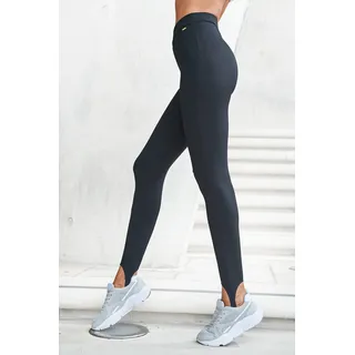 LASCANA Leggings mit elastischem Steg, schwarz