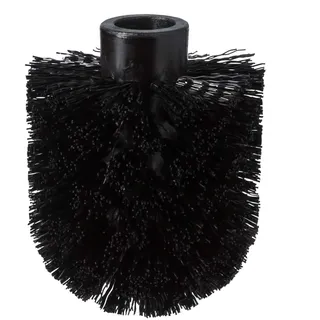 Tiger WC-Bürstenkopf, Ersatzbürste aus Kunststoff, Schwarz, passend für verschiedene Serien der Marke Tiger