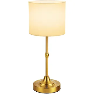 Vicloon LED Tischleuchte Kabellos, Touch Dimmbar Tischlampe, 3 Farbtemperatur 5200mAh Nachttischlampe, USB-C Akku Tischlampe Aufladbar(3000k-6500k), für Esszimmer, Wohnzimmer, Schlafzimmer, Outdoor