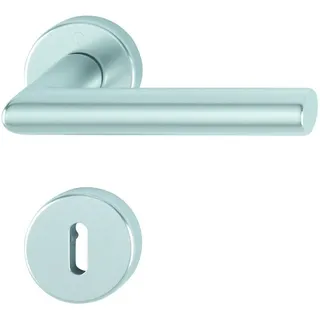 HOPPE Amsterdam Rosettengarnitur grau/silber F1