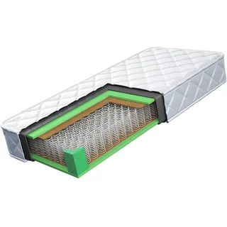 Boxxx Federkernmatratze , Weiß , Textil , H4 , 120x200 cm , Oeko-Tex® Standard 100 , atmungsaktiv, alternative Größen erhältlich , Schlafzimmer, Matratzen, Federkernmatratzen