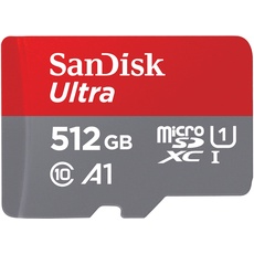 Bild von Ultra microSD UHS-I U1 A1 150 MB/s + SD Adapter 512 GB