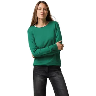 CECIL Damen B302754 Feinstrickpullover, Malachite Green, XXL