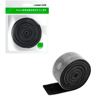 Ugreen Klettband Kabelorganisator 2M Schwarz (40354)