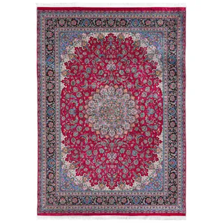 Mazovia Orientalisch Vintage Teppich - Kurzflor Waschbar - Weich Traditioneller Teppich für Wohnzimmer, Schlafzimmer, Esszimmer – Oriental Teppiche - Rot 140 x 200 cm - Dunkelrot