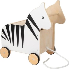 Bild small foot Spielzeugkiste mit Rollen Zebra „Wildlife“