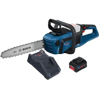 GKE 18V-40 Professional Kettensäge + inkl. 5,5 Ah Akku + Ladegerät