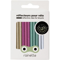 Rainette Unisex-Adult Reflektierende Fahrradstöcke, Mehrfarbig, 8cm