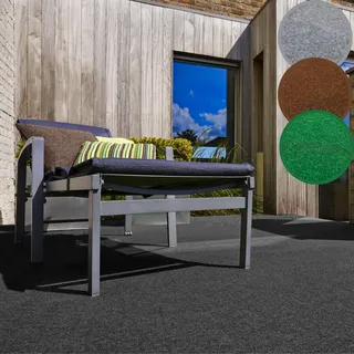 Andiamo Edinburgh Outdoor-Teppich 400 x 300 cm Grau