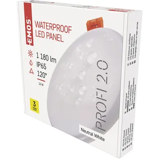 EMOS LED Panel Einbauleuchte 13W rund weiß