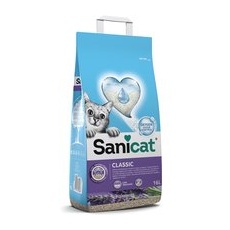 2 x 16 l Lavandă Sanicat Classic Așternut igienic pentru pisici