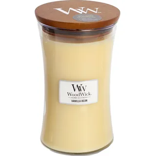 Woodwick Vanilla Bean Duftkerze 610 g beige