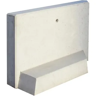 Diephaus L-Stein Ecke 55 x 100 x 12 cm 2-teilig grau