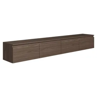 Selsey Bemmi TV-Lowboard 200 cm Braun Spanplatte