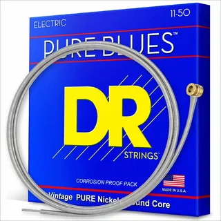 DR Strings Pure Blues Heavy 11-50