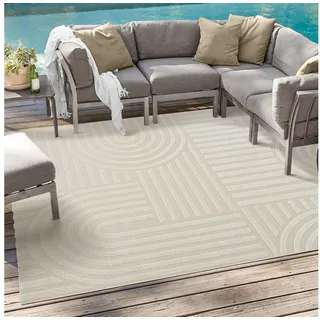 Sanat Berlin Outdoor-Teppich 140 x 200 cm Beige
