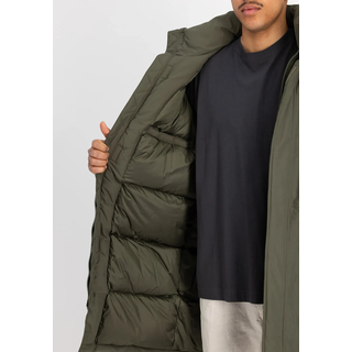 Parka ALPHA INDUSTRIES "Puffer Parka", Herren, Gr. XL, grün (schwarz olive), Obermaterial: 60% Baumwolle, 40% Nylon, Futter: 100% Nylon, Füllung: 100% Polyester, Jacken Parka