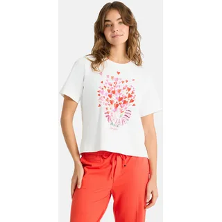 T-Shirt LIEBLINGSSTÜCK "CarminaL", Damen, Gr. 4XL, weiß (110, sanftes weiß), 100% Baumwolle, Obermaterial: 100% Baumwolle CO., normal, Rundhals, Shirts T-Shirt