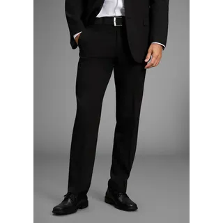 Anzughose MAN'S WORLD "Baukastenhose", Herren, Gr. 25, N + U Gr, schwarz, Web, Obermaterial: 100% Polyester. Futter: 65% Baumwolle, 35% Polyester, unifarben, festlich, regular fit lang, Hosen Anzughose, gerade Beinform, im Regular Fit, bügelfreies Obermaterial