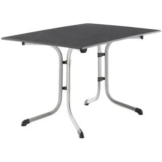 Sieger Boulevard-Klapptisch 120 x 80 x 73 cm Graphit/Schieferdekor Anthrazit
