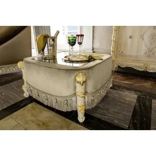 Couchtisch Beistelltisch Tische Kaffeetisch Design Tisch Wohnzimmertisch Möbel - Beige