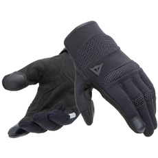 Dainese Athene Tex Gloves, Motorradhandschuhe Sommer, Herren, Schwarz/Schwarz, XXXL