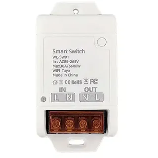 Tuya Smart 30A Hochleistungs-WLAN-Modul mit bis zu 6600 W Alexa Google