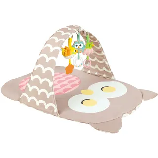 HaPe Spielbogen Eule Sina Dicke und weiche Krabbeldecke, ideal auch für unterwegs, Babyspielzeug ab der Geburt