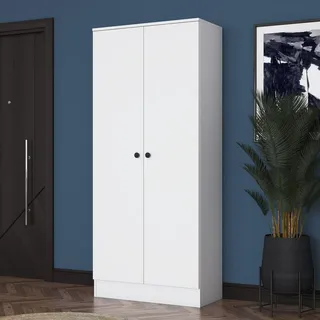 Skye Decor, Hochwertiger Flurstand mit Wandmontage, Weiß, 80x182,8x37,5 cm - Weiß