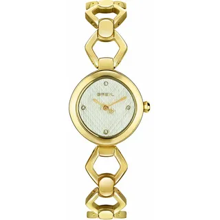 BREIL Uhr DAMEN,  Sammlung FLAKE, Quarzwerk , Automatisches Uhrwerk 30 Meter, Geschenkideen für Frau - Weiß