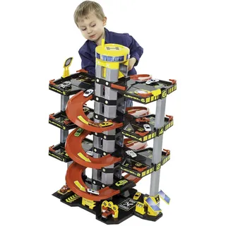 MOLTO | 7-stöckige Parkhaus mit Garage, Rampen, Waschraum, Aufzug, Dienstleistungsstation und Bohrbereich | Kinderspielzeug | + 3 Jahre