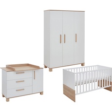 Bild Babyzimmer-Komplettset »Babyzimmer-Set »Jana« 3-teilig«, (Set), weiß