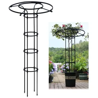 Gartengitter Rankhilfe Obelisk für Kletterpflanzen Regenschirm 90cm 120cm 150cm 180cm 210cm Hohe Ranksäule Rankgitter für Klettern Reben und Blumen Ständer Tomatenkäfig Trellis ( Size : 180cm/5.9ft )
