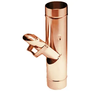 Dachrinnen & Zubehör Kupfer 117205 Regenwasserklappe 100 mm