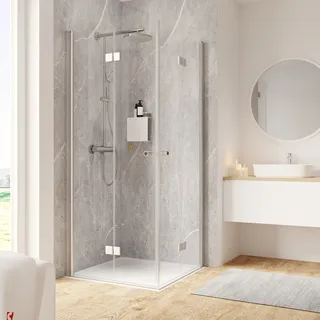 Schulte Garant 2.0 Duschtür rechts 90 x 200 cm silber Klarglas