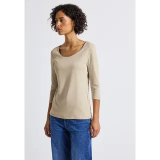 STREET ONE 3/4-Arm-Shirt Beige 34